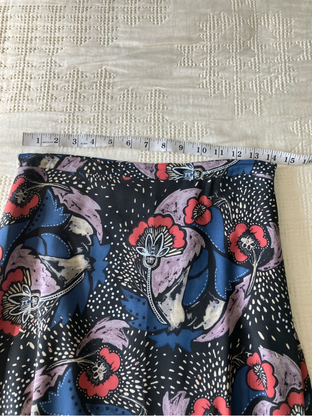 FREE PEOPLE Colorful Floral Maxi Skirt Size 2 (Like a 6) - Picture 6 of 13